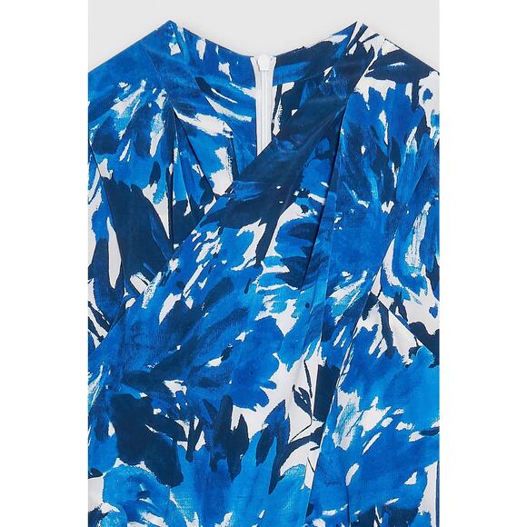 The Fold Aveiro Floral Silk Halter Maxi Dress  - 2 - Picture 4 of 5